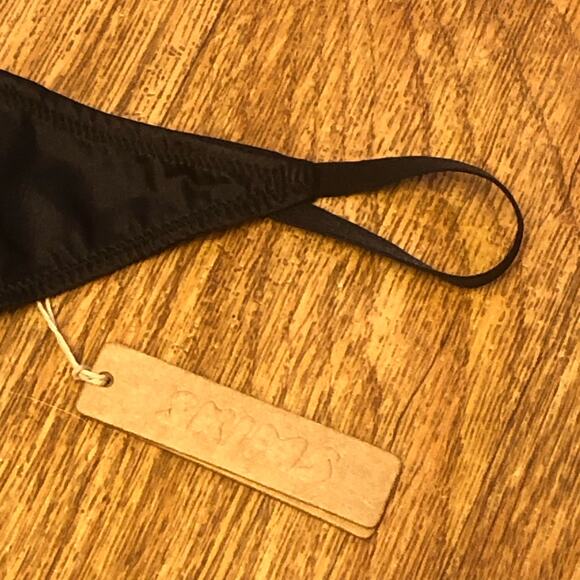 Skims Black Onyx T-String Thong Panties Size 3X - Picture 6 of 10
